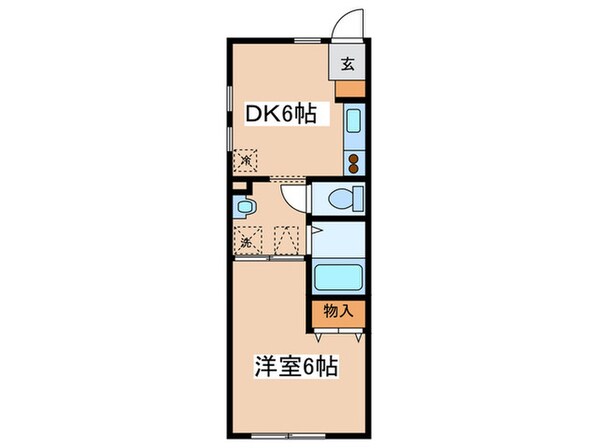 エステ－ト長津田Ⅴの物件間取画像